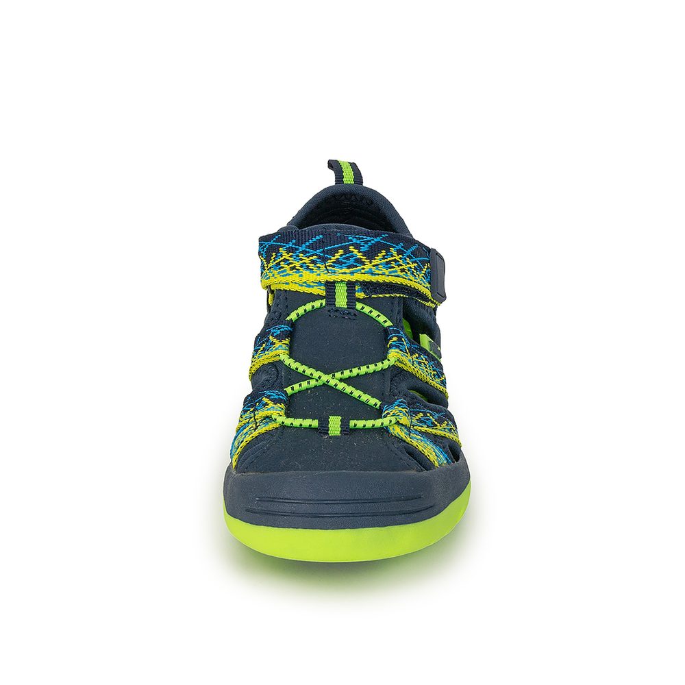 Chlapecké sandály BUGGA TIKI Dark Blue/Green - tmavě modré - 38