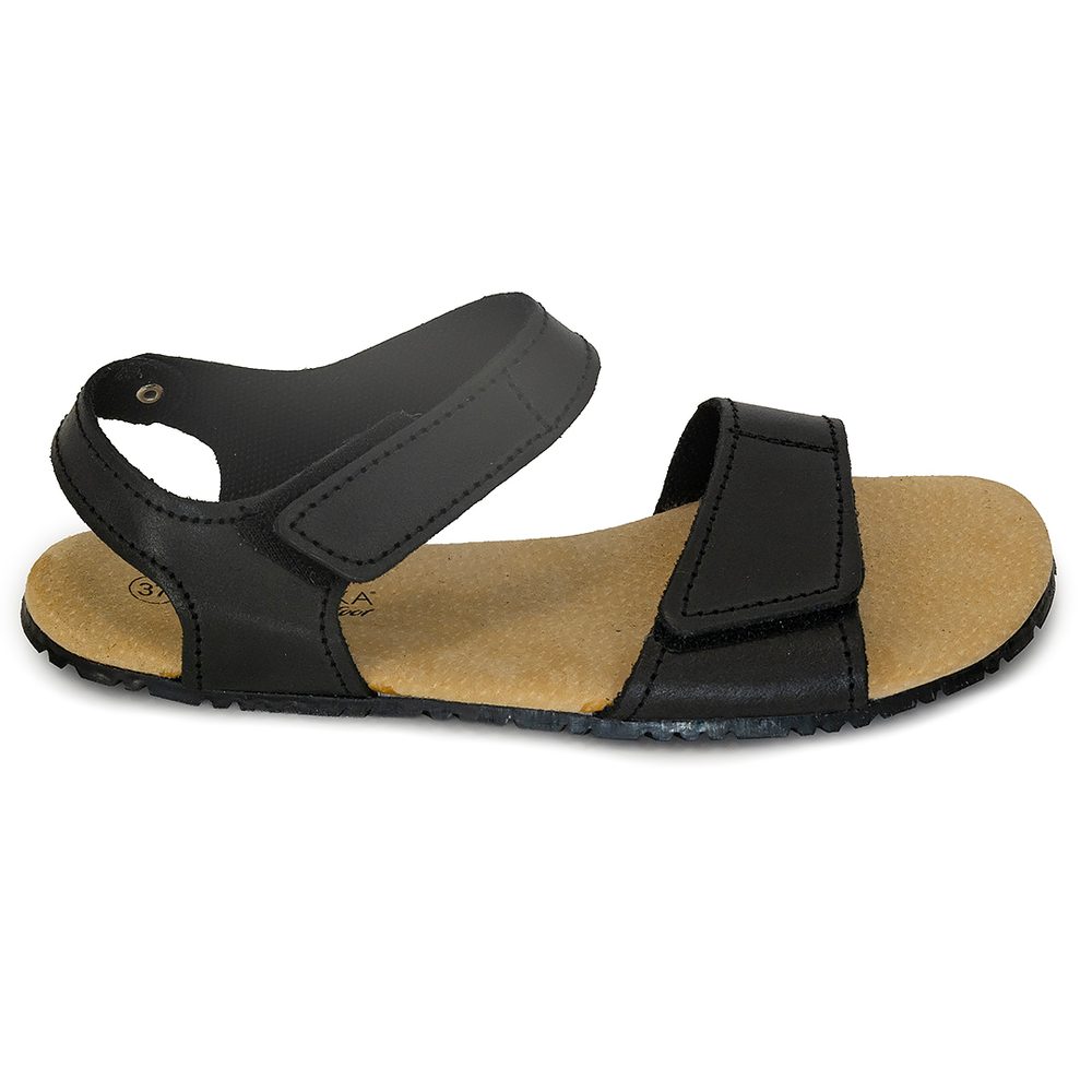 Dámské barefoot sandály Protetika T201 BELITA 62 černá matná - 36