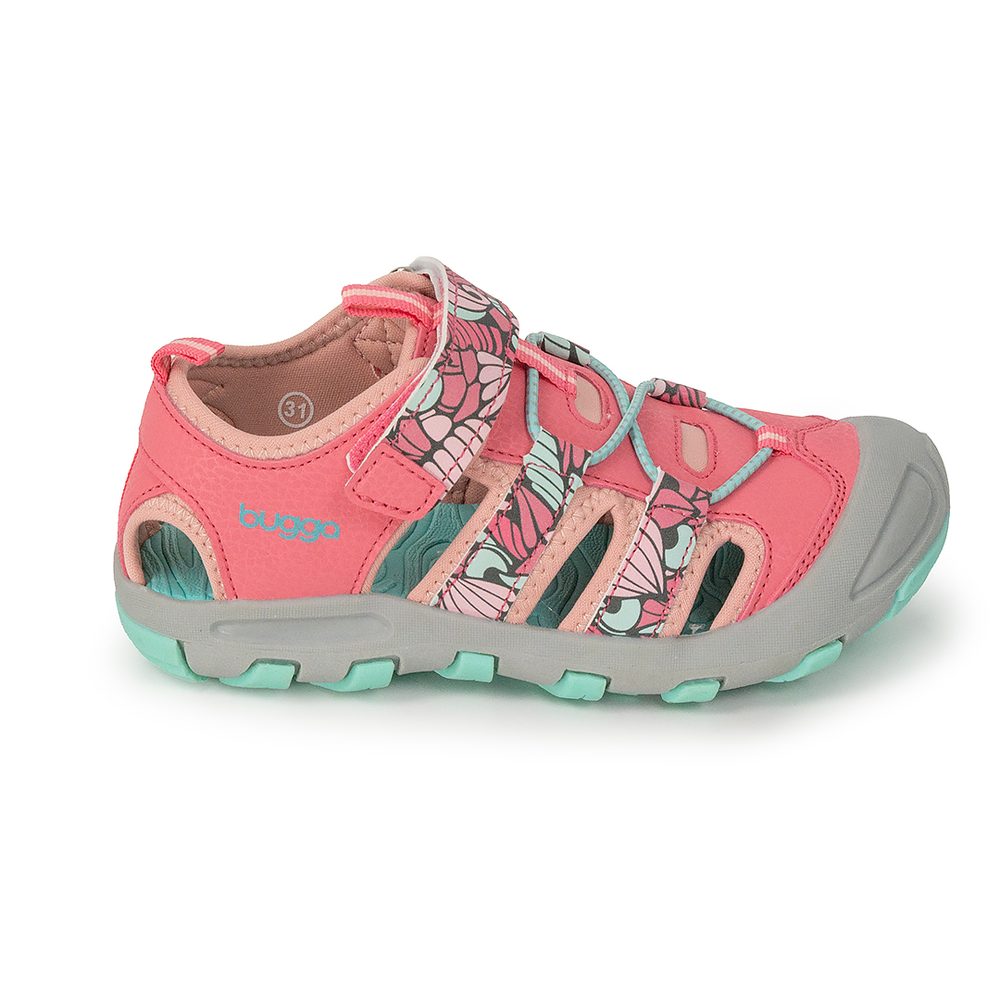 Dívčí sandály BUGGA LUMA Pink/Turquoise - růžové - 38