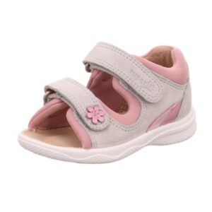 Dívčí sandály POLLY Light Gray/Pink Superfit 1-600096-2500 šedá - 25