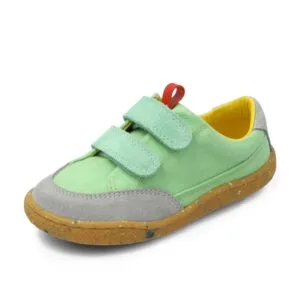 Barefoot  dětské tenisky GROUNDIES AMSTERDAM LIGHT GREEN
