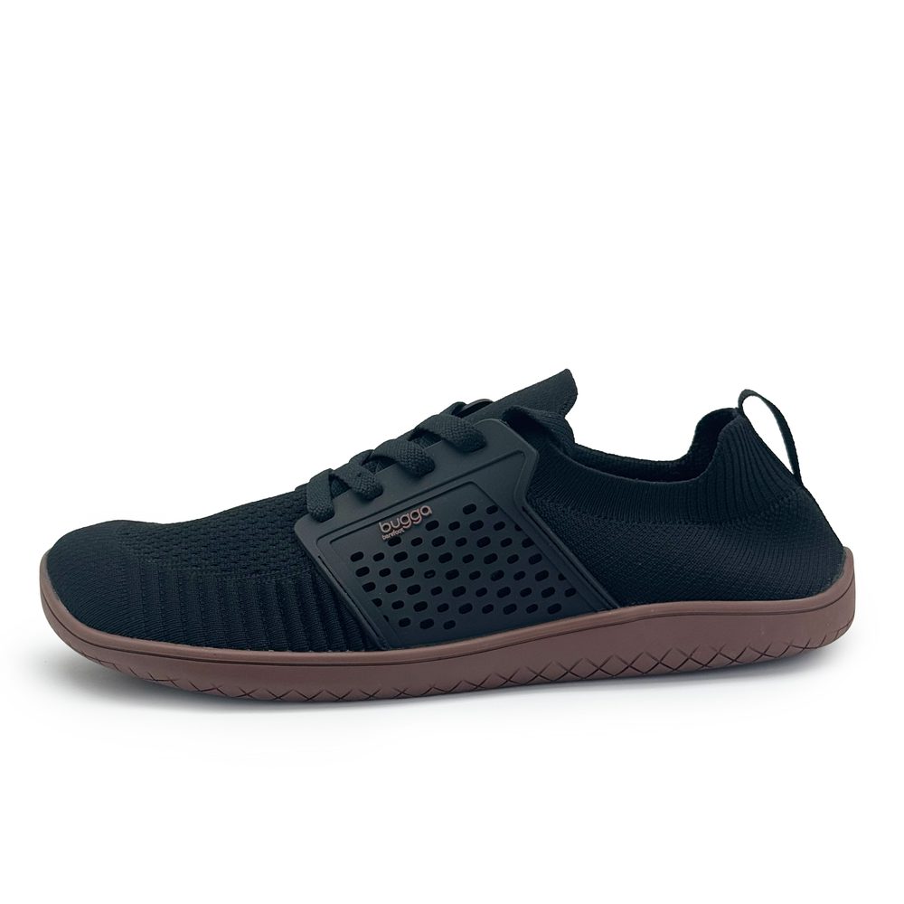 Barefoot textilní tenisky BUGGA BURDY Black B00193-10 - 36