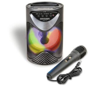 Bontempi Bezdrátový reproduktor s mikrofonem a RGB osvětlením 12
