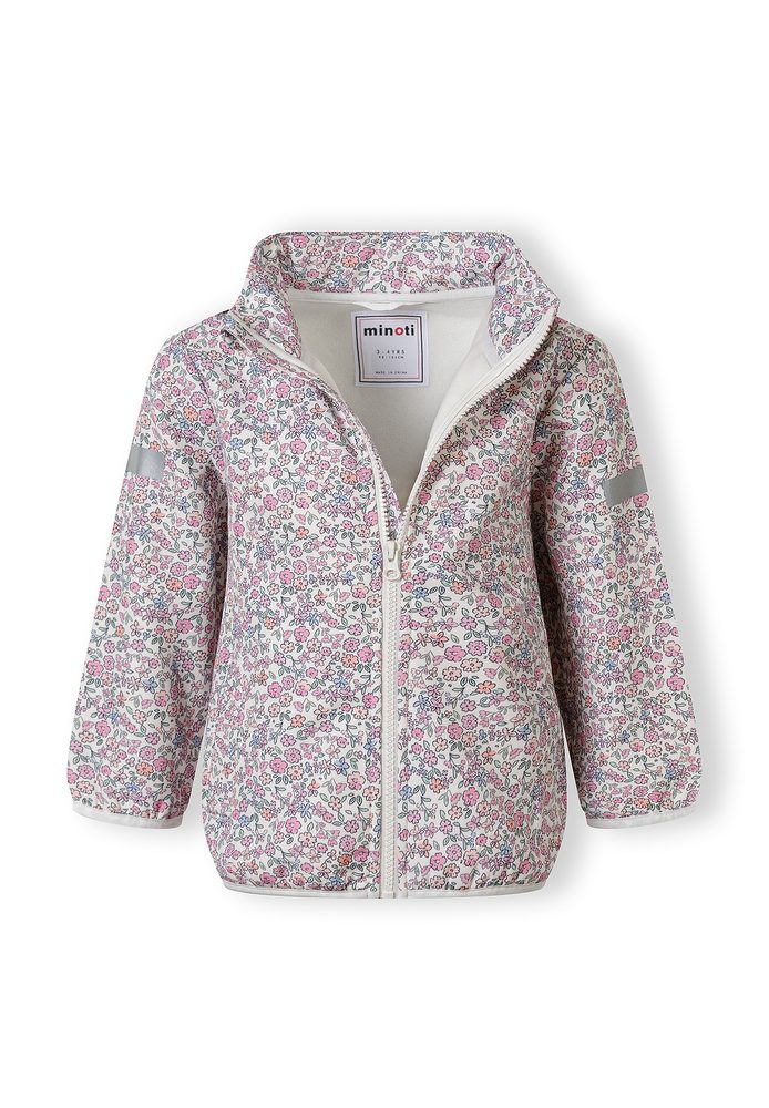 Bunda softshelová dívčí Minoti 30COAT107 růžová - 98/104 | 3/4let