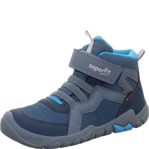 Chlapecká celoroční barefit obuv Superfit TRACE GTX Blue/Turquoise 1-006034-8020 - 28