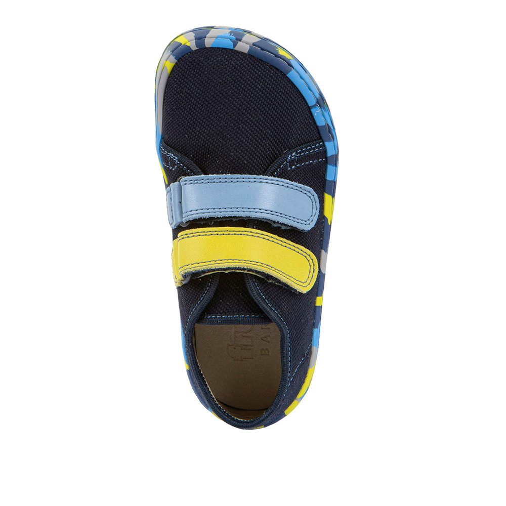 Chlapecké plátěné barefoot tenisky CANVAS BLUE+ Froddo G1700440-14 - 26