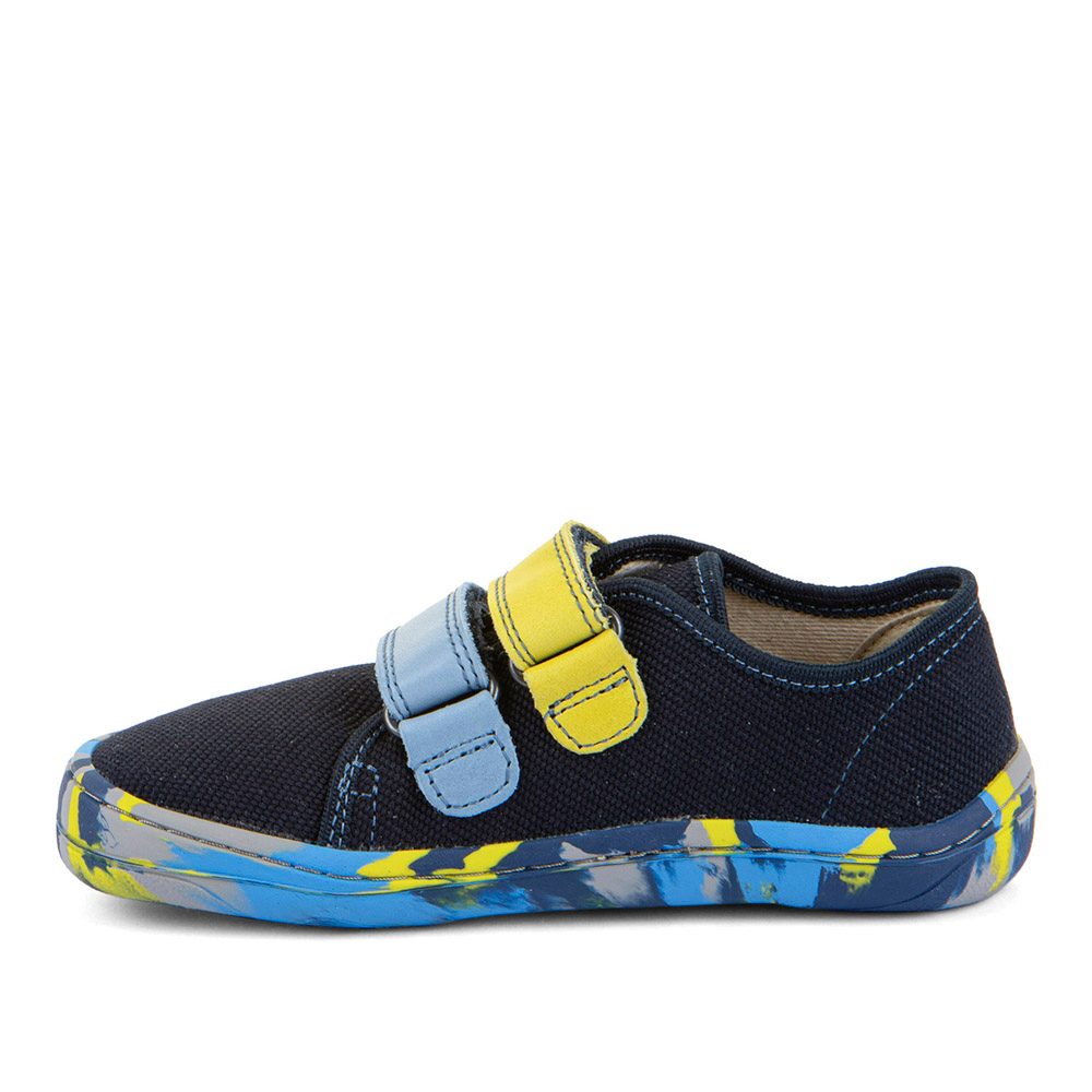 Chlapecké plátěné barefoot tenisky CANVAS BLUE+ Froddo G1700440-14 - 26