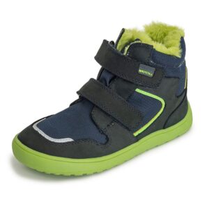 Chlapecké zimní barefoot boty GERO GREEN