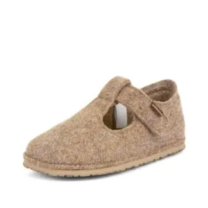 Dětské barefoot bačkory FLEXY WOOLY Beige Froddo G1700378-4 - béžová - 30