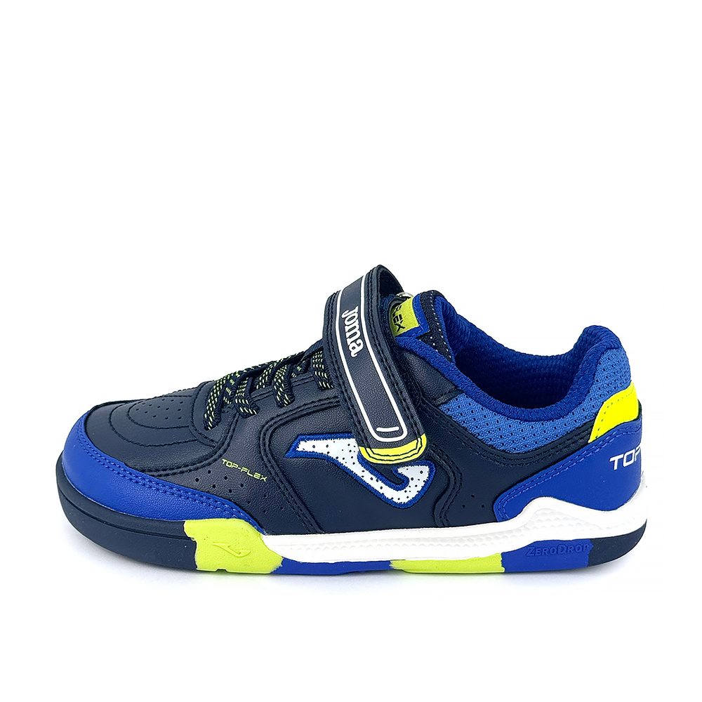 Dětské barefoot sálové boty TOP FLEX JUNIOR BFTJS2603INV NAVY BLUE Joma - 32