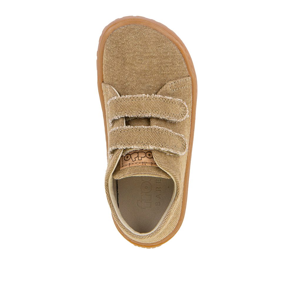 Dětské barefoot textilní tenisky BOTANIQ BEIGE Froddo G3130290-3 - 40