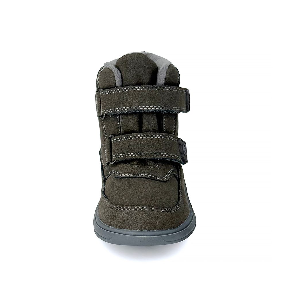 Dětské celoroční barefoot boty Bugga KIVO Dark Brown B00199-23 - 33