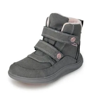 Dětské celoroční barefoot boty Bugga KIVO Grey B00199-09 - 33