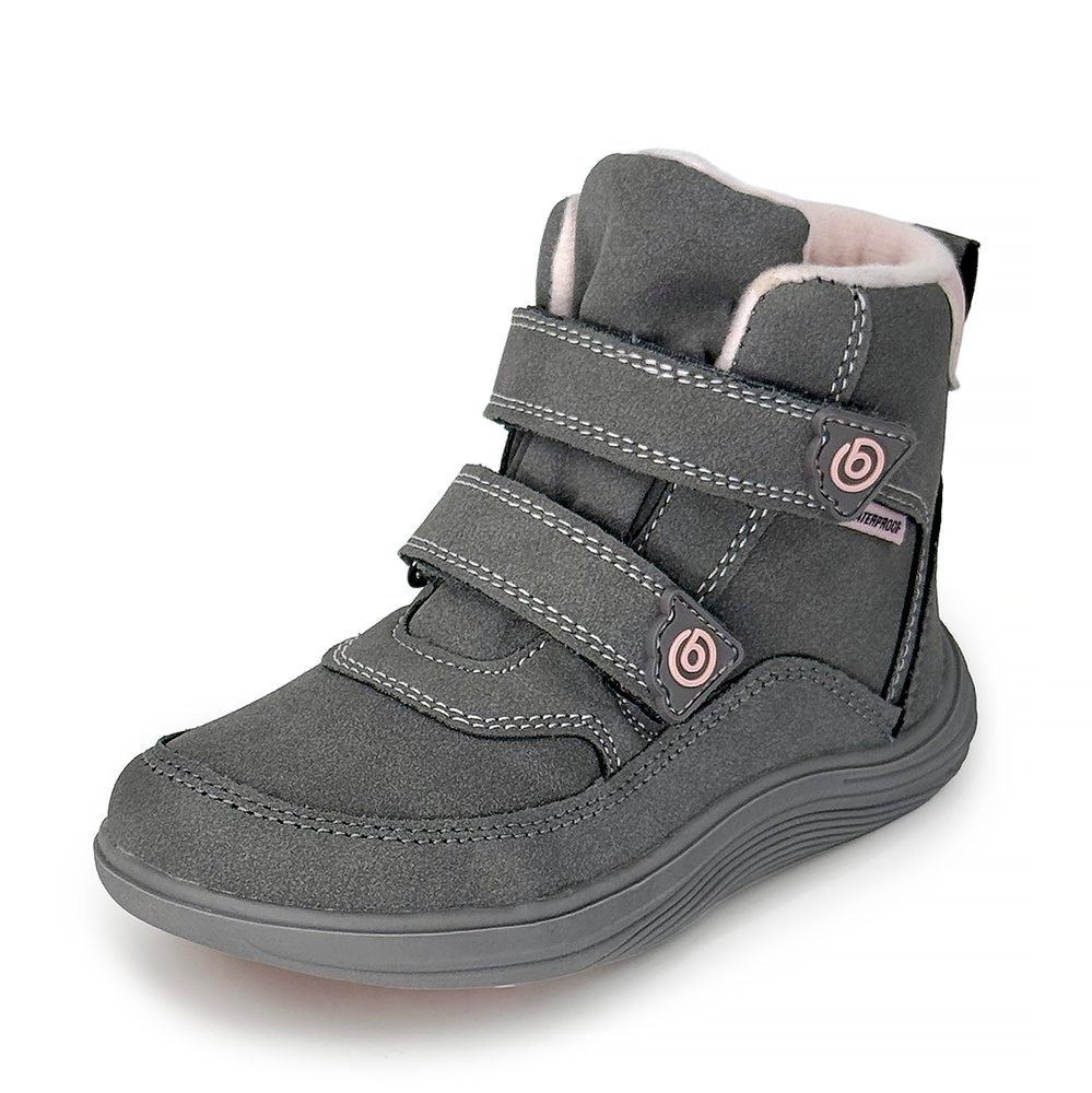 Dětské celoroční barefoot boty Bugga KIVO Grey B00199-09 - 33