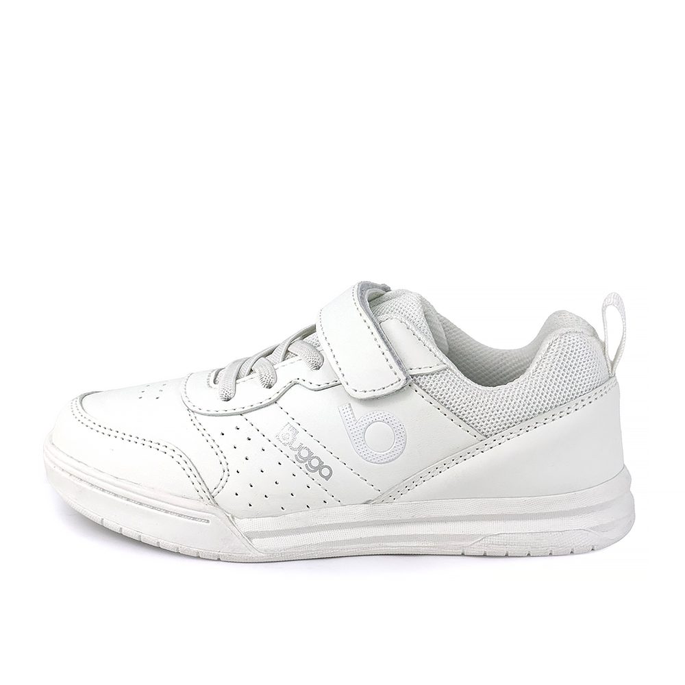 Dětské outdoorové boty na suchý zip Bugga ARIS White B00208-13 - 38
