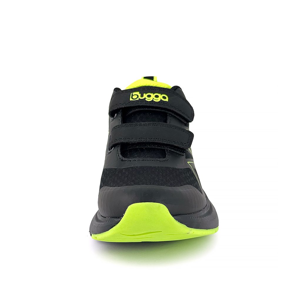 Dětské outdoorové boty na suchý zip Bugga SOLIS Black B00204-10 - 38