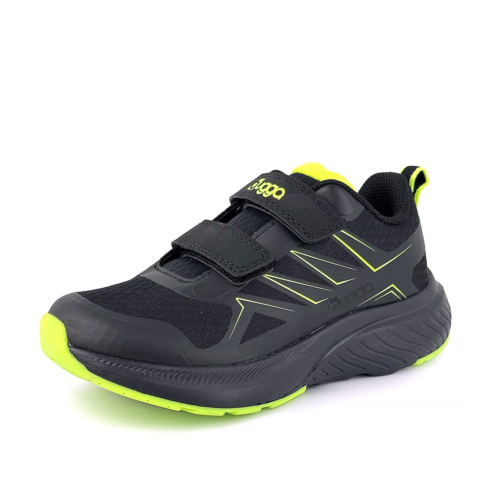 Dětské outdoorové boty na suchý zip Bugga SOLIS Black B00204-10 - 38