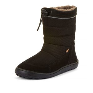 Dětské zimní barefoot sněhule UP TEX SNOW WOOL Black  G3160249 - 30