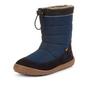 Dětské zimní barefoot sněhule UP TEX SNOW WOOL Dark Blue  G3160249-1 - 36
