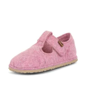 Dívčí barefoot bačkory FLEXY WOOLY Pink Froddo G1700378-7 růžová - 30