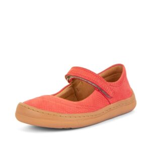 Dívčí barefoot baleríny MARY J Coral Froddo G3140184-7 červená - 37