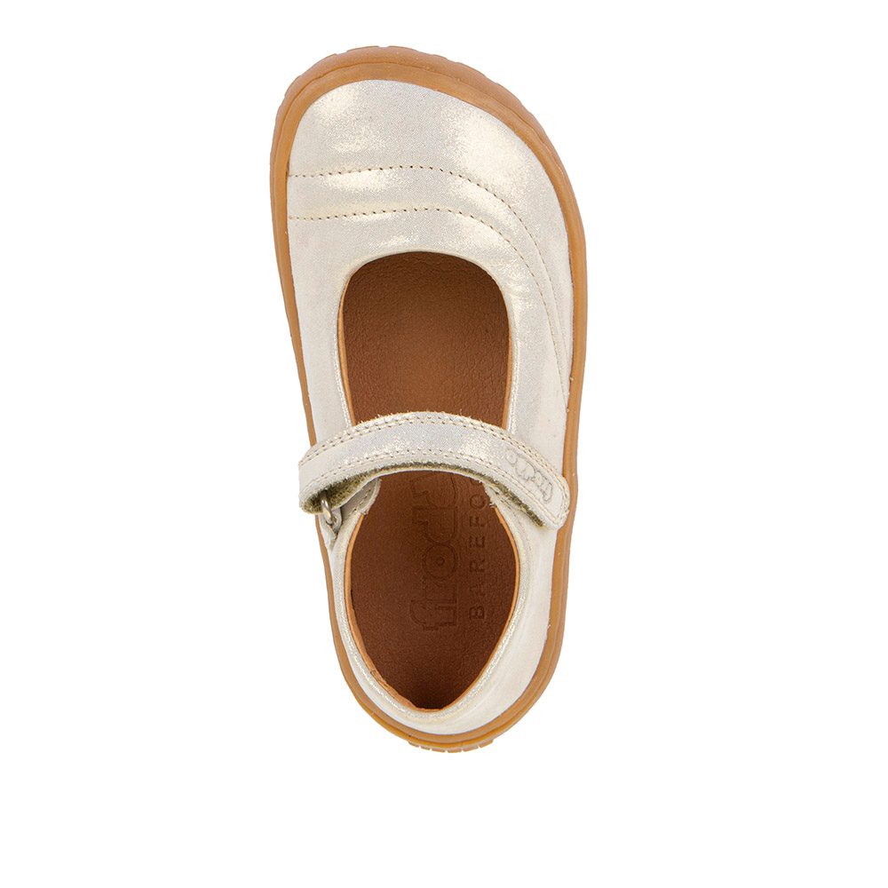 Dívčí barefoot kožené baleríny MARY J GOLD SHINE Froddo G3140195-2 - 38