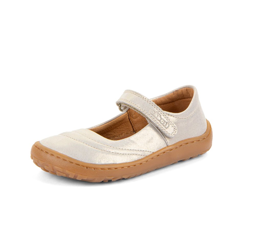 Dívčí barefoot kožené baleríny MARY J GOLD SHINE Froddo G3140195-2 - 38