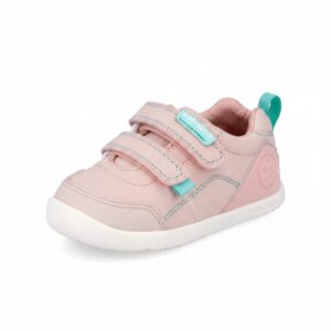 Dívčí barefoot plátěné tenisky  LONA BASICA ROSA Biomecanisc 262190-E032 - 26