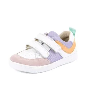 Dívčí barefoot textilní tenisky LOOP WHITE/LILA Froddo G3130282-8 - 35