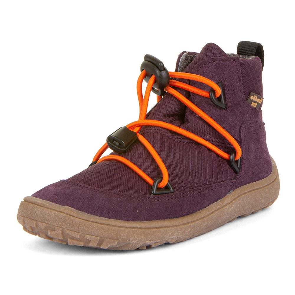 Dívčí celoroční barefoot boty TEX TRACK Purple