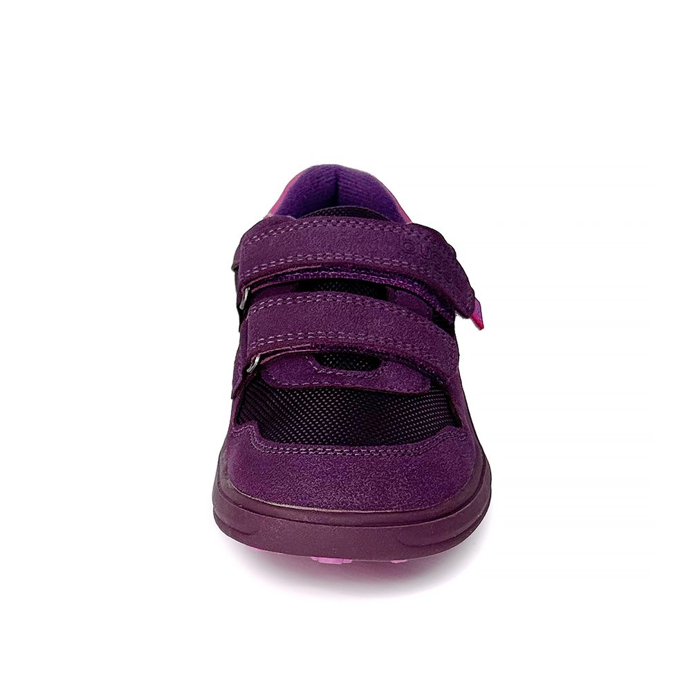 Dívčí celoroční barefoot tenisky Bugga SAFI Dark Purple B00201-06 - 33