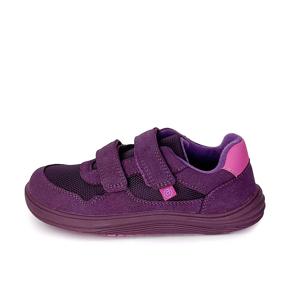 Dívčí celoroční barefoot tenisky Bugga SAFI Dark Purple B00201-06 - 33