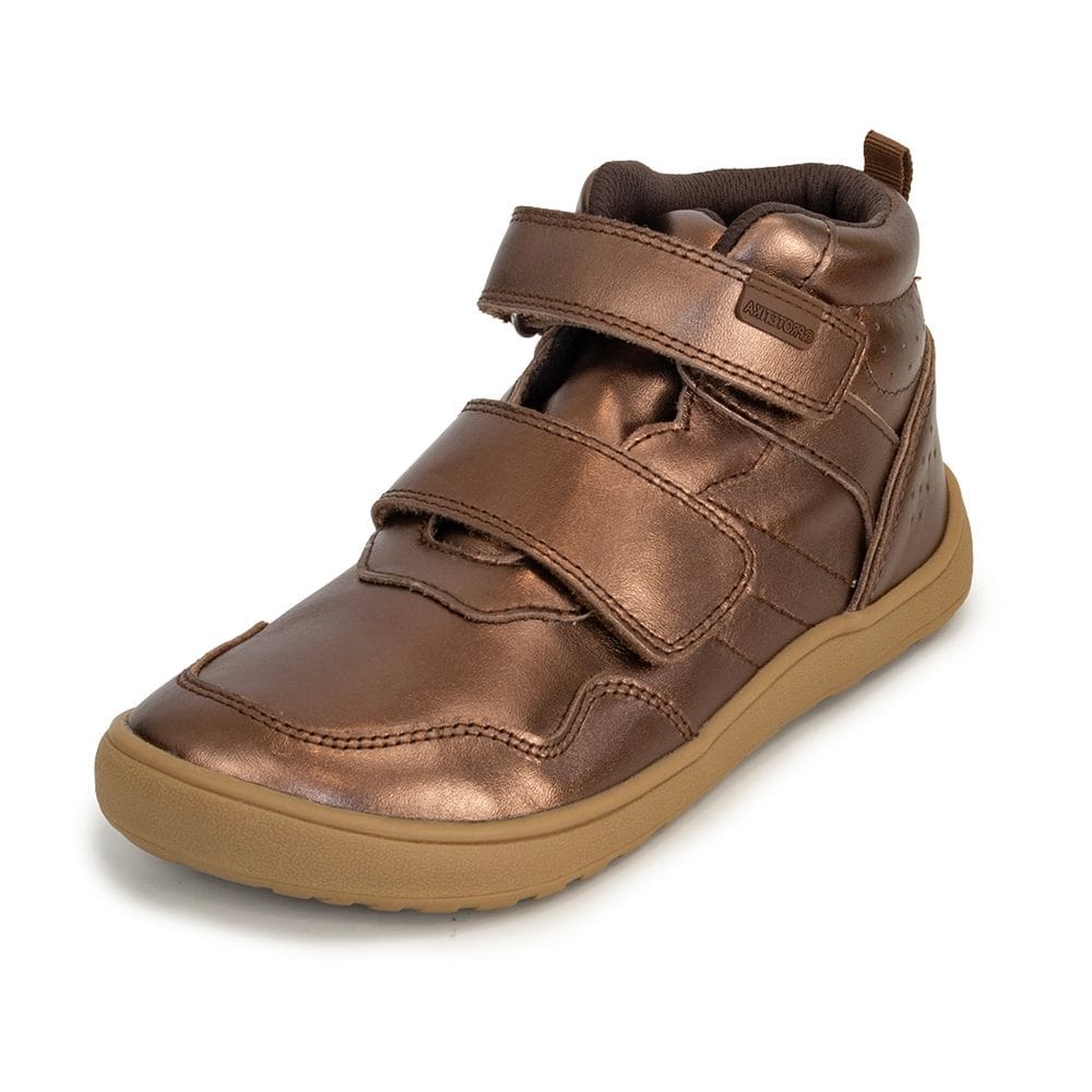 Dívčí celoroční boty Barefoot TIRA BROWN