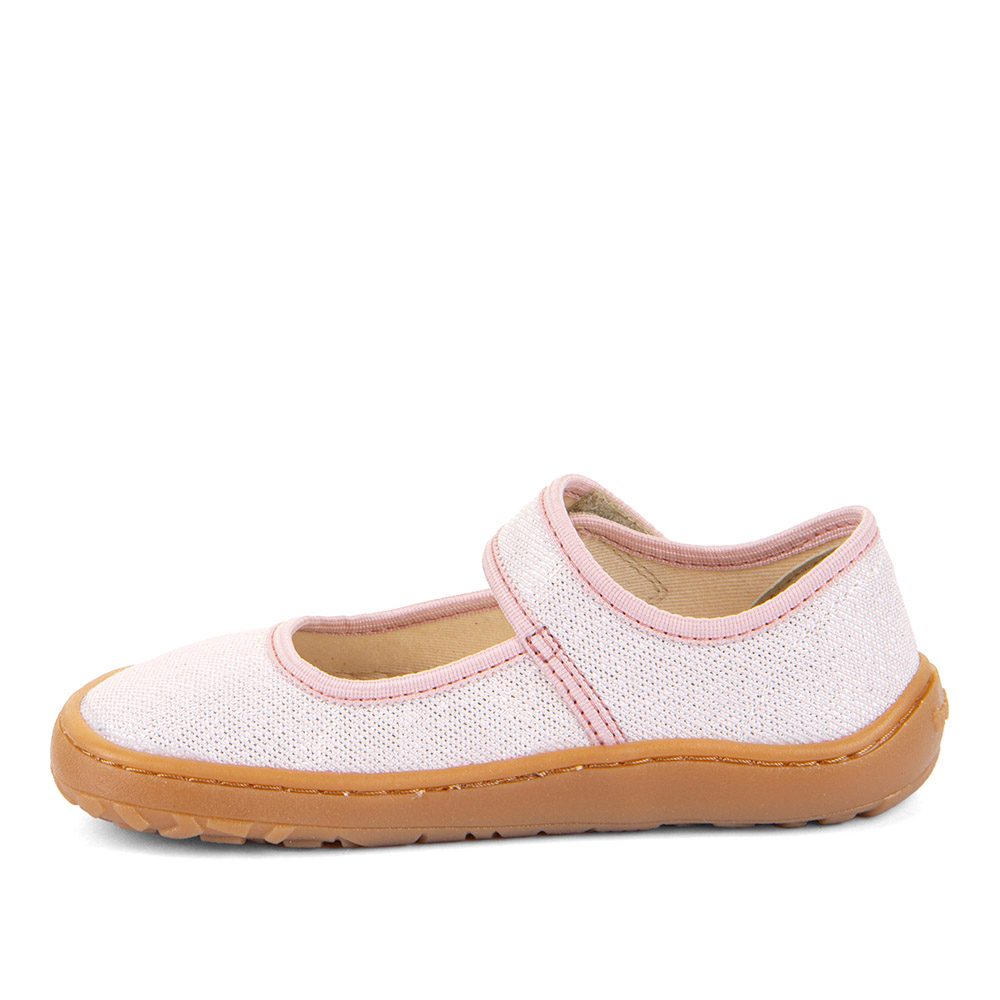 Dívčí plátěné barefoot baleríny CANVAS BALETTY PINK SHINE FRODDO G1700437 - 36