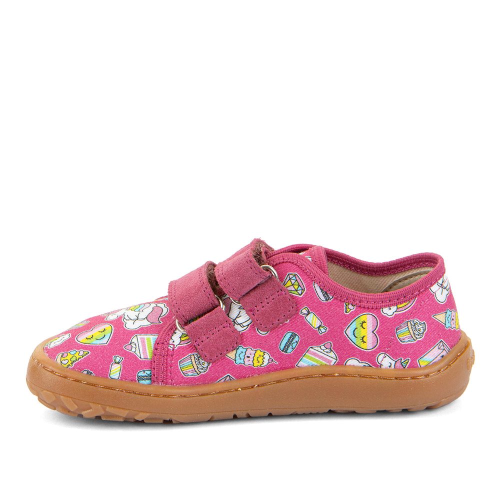 Dívčí plátěné barefoot tenisky CANVAS FUXIA+ Froddo G1700440-10 - 32