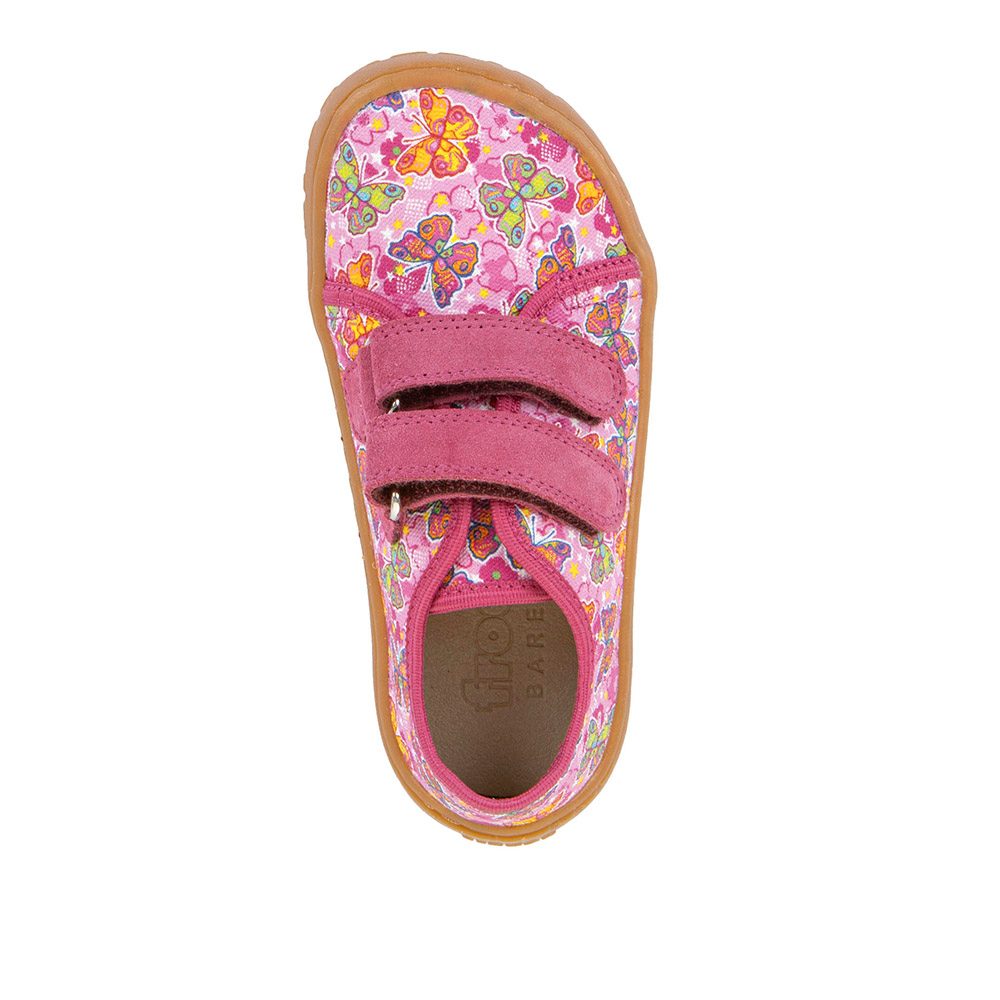 Dívčí plátěné barefoot tenisky CANVAS FUXIA/PINK Froddo G1700440-11 - 31