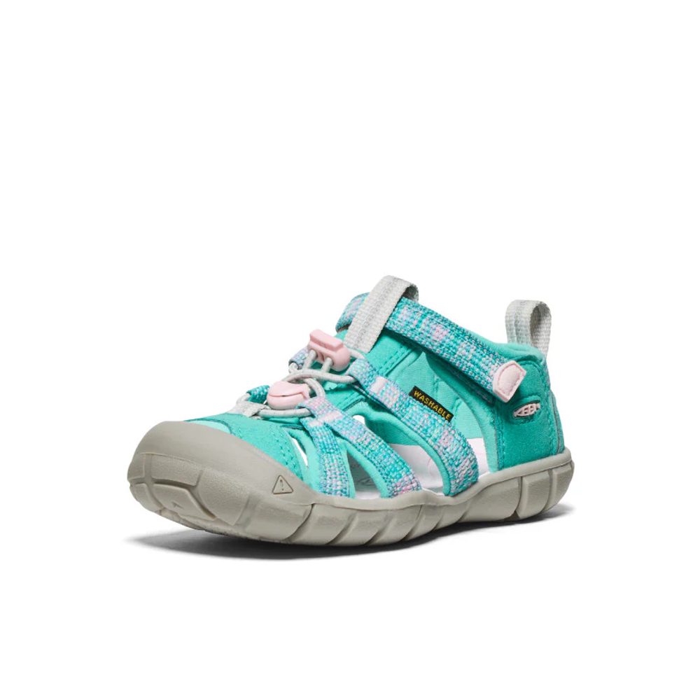Dívčí sandály KEEN SEACAMP II CNX bright aqua/giggle pink - 38