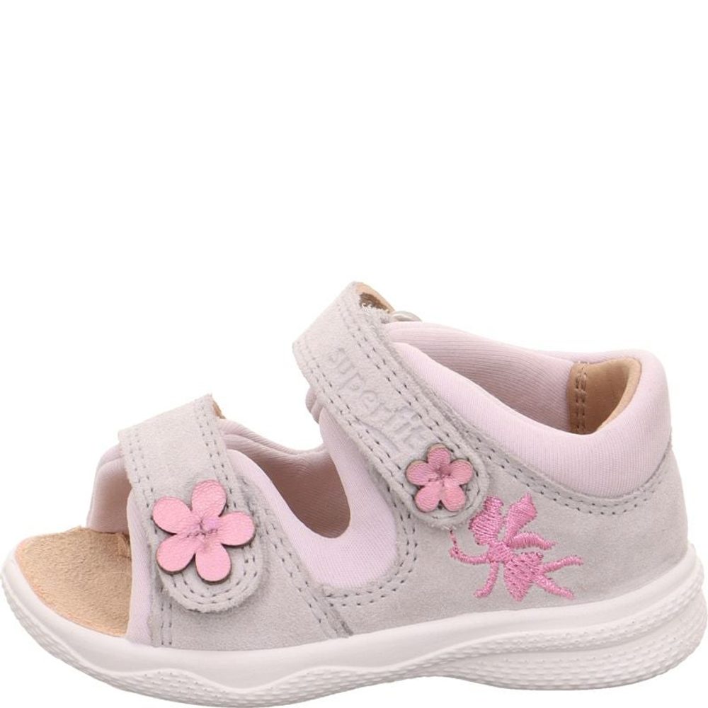 Dívčí sandály POLLY Light Grey/Pink Superfit 1-600098-2500 - 26