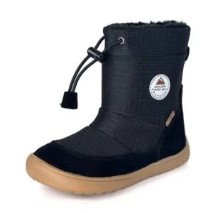 Dívčí zimní barefoot boty PRO-tex Protetika - HEIKO BLACK - 36