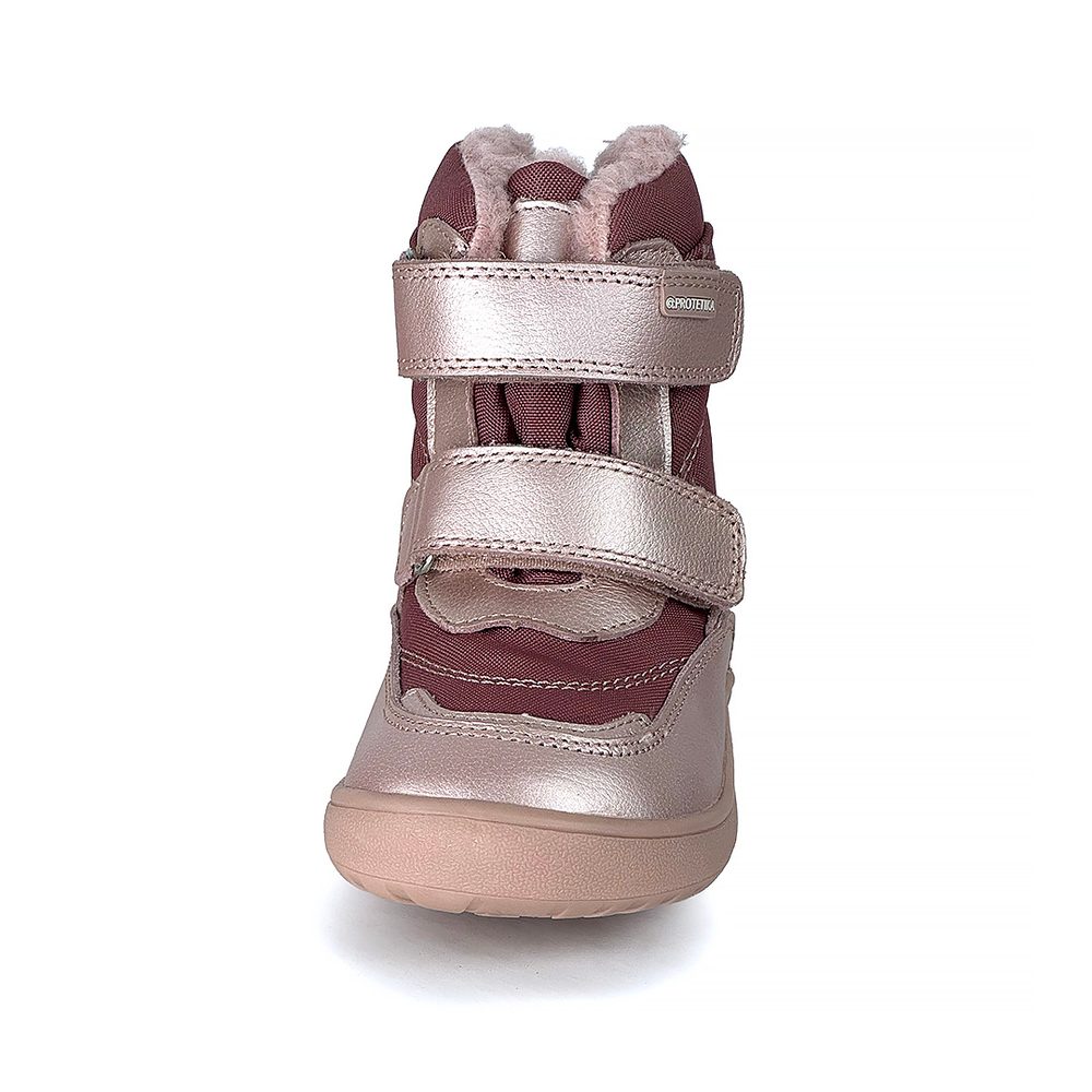 Dívčí zimní barefoot boty PRO-tex Protetika - NUT PINK - 36