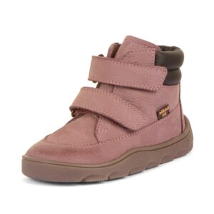 Dívčí zimní barefoot boty ZERU TEX Dark Pink