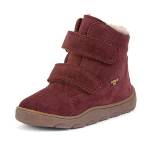 Dívčí zimní barefoot boty ZERU TEX FURRY Bordeaux Froddo G2110151-4 - 35