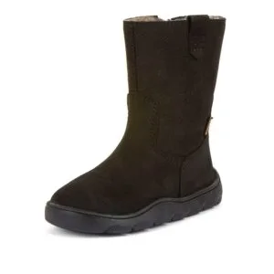 Dívčí zimní barefoot kozačky ZERU TEX BOOT Black