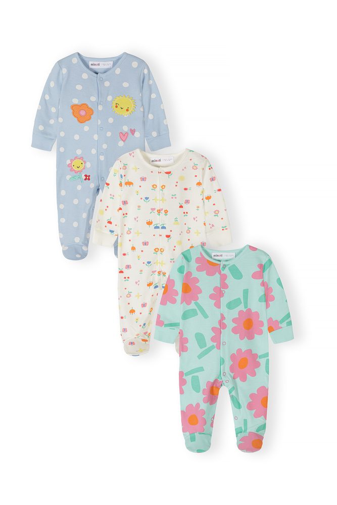 Kojenecký overal 3pack Minoti 28BABYPACK1 - 86/92 | 18/24m