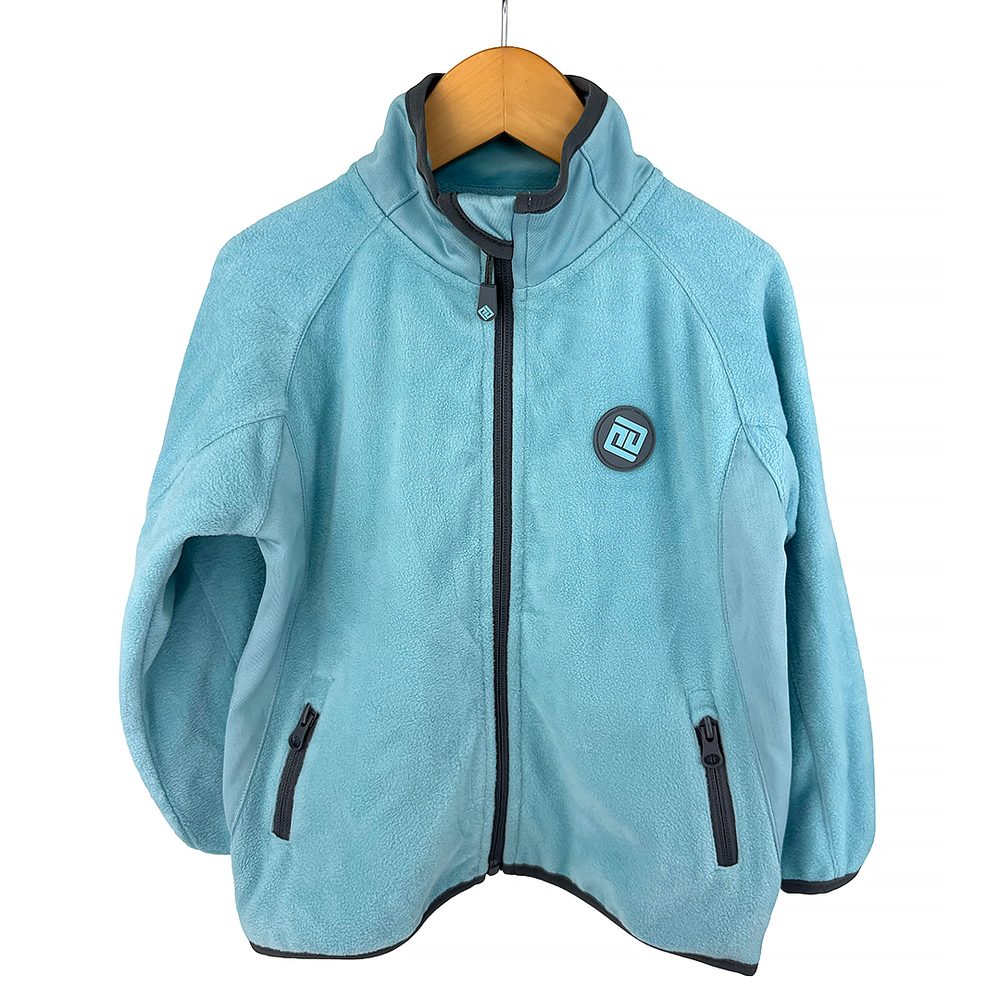 Outdoorová fleezová mikina na zip Pidilidi PD1171-15 Turquoise - XL