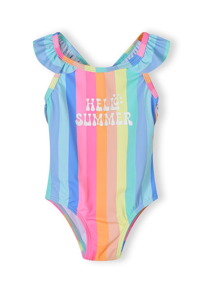 Plavky dívčí jednodílné Minoti 30SWIM106 - 98/104 | 3/4let
