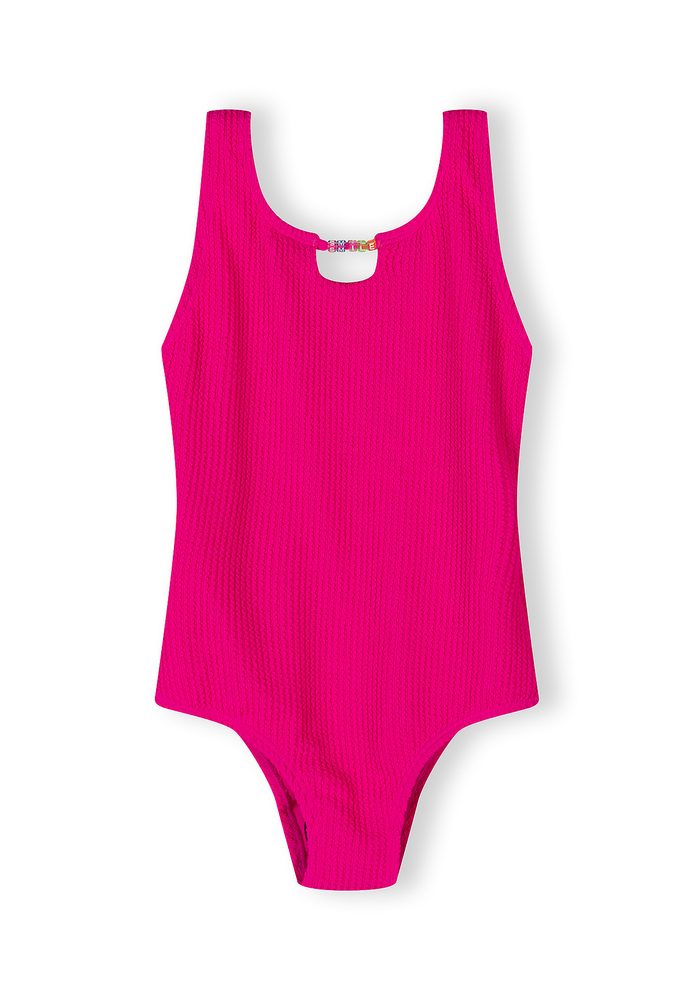 Plavky dívčí jednodílné Minoti 30SWIM157 růžová - 98/104 | 3/4let
