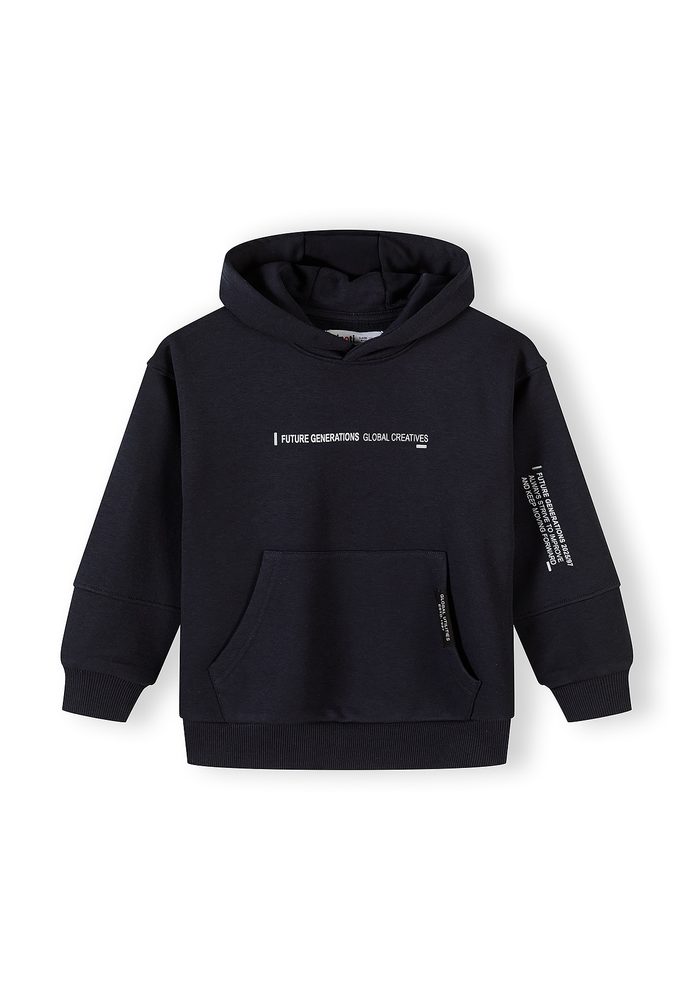 Tepláková souprava chlapecká Minoti 29FLEECE260 černá - 98/104 | 3/4let