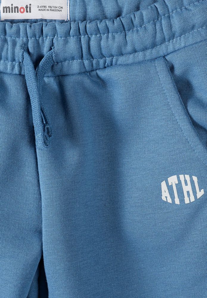 Tepláky chlapecké s elastickým pasem a stahovací šňůrkou 3pack Minoti 29FLEECE204 - 98/104 | 3/4let