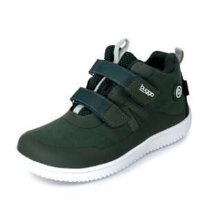 dětské celoroční barefootové boty s membránou BUGGA OSCAR Green B00191-19 - 35